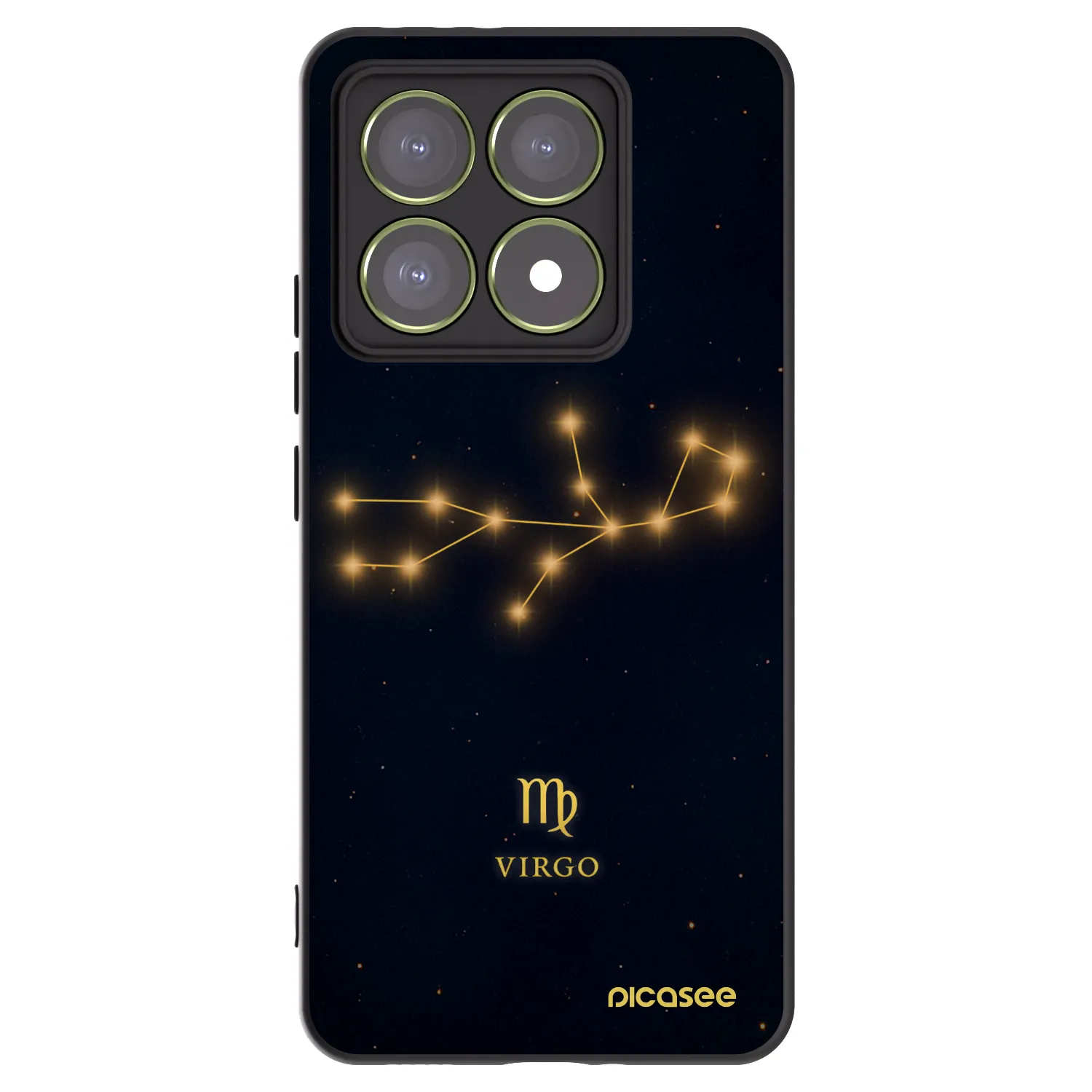 Picasee Xiaomi 14T Hülle - Schwarzes Silikon - VIRGO