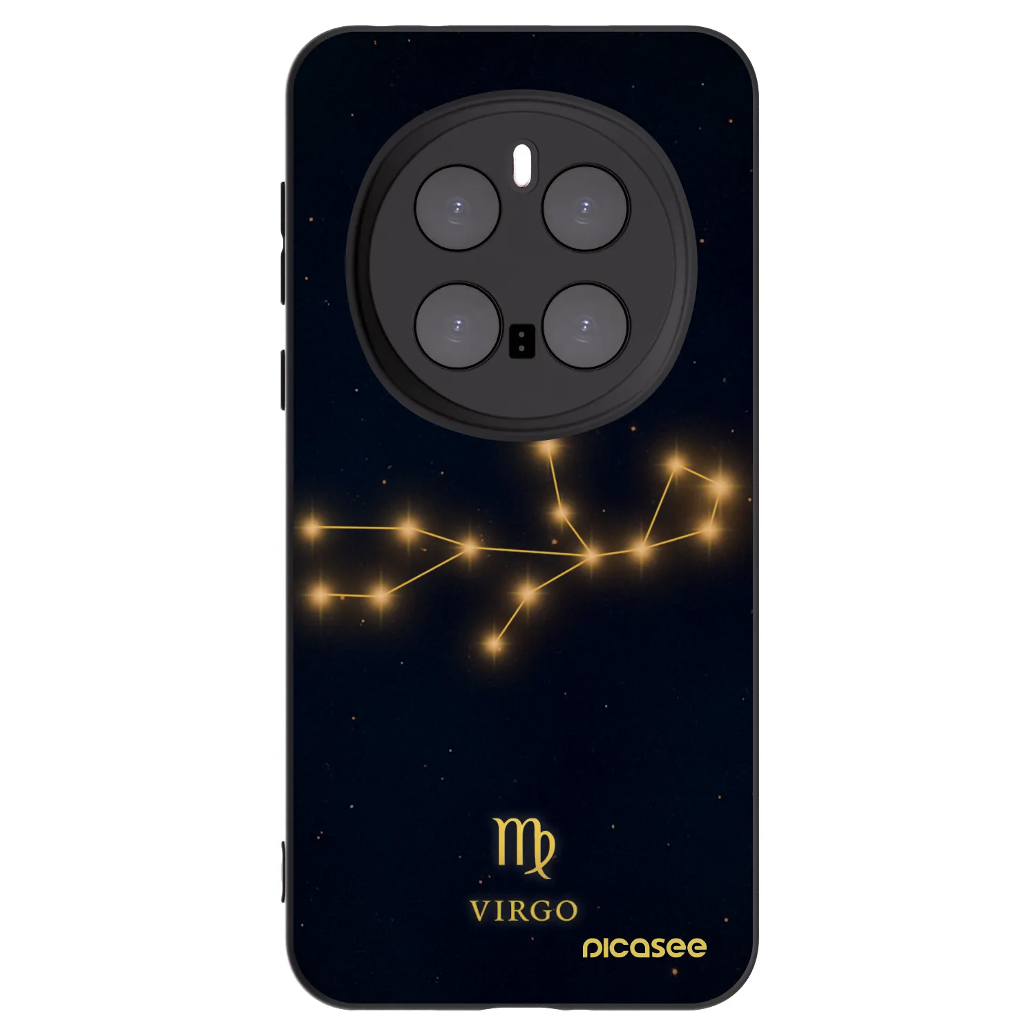 Picasee Honor Magic7 Pro 5G Hülle - Schwarzes Silikon - VIRGO