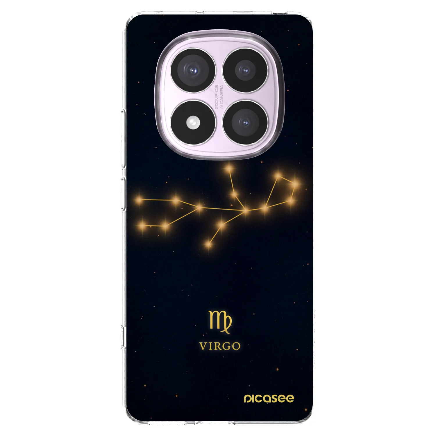 Picasee Xiaomi Redmi Note 14 Pro 4G Hülle - Transparentes Silikon - VIRGO