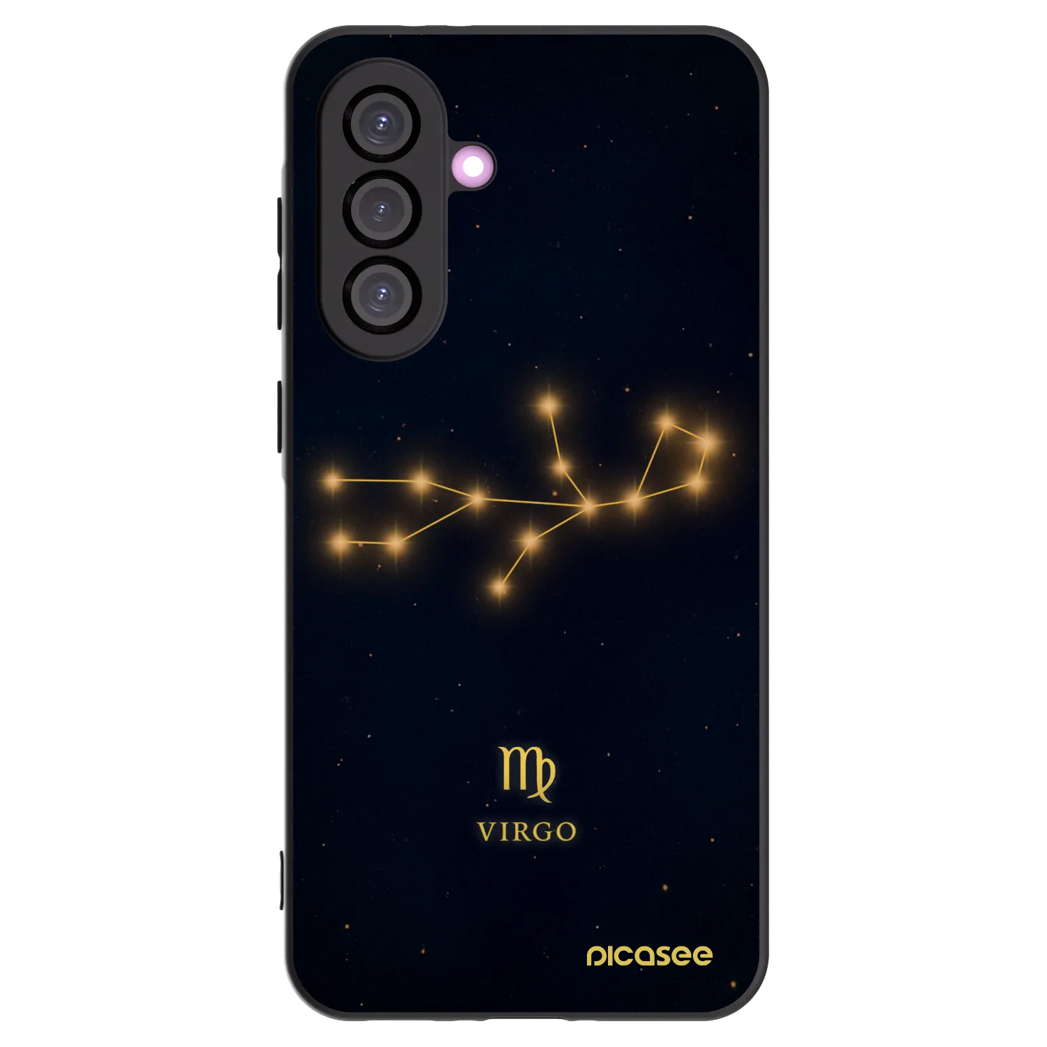 Picasee Samsung Galaxy A56 5G A566B Hülle - Schwarzes Silikon - VIRGO