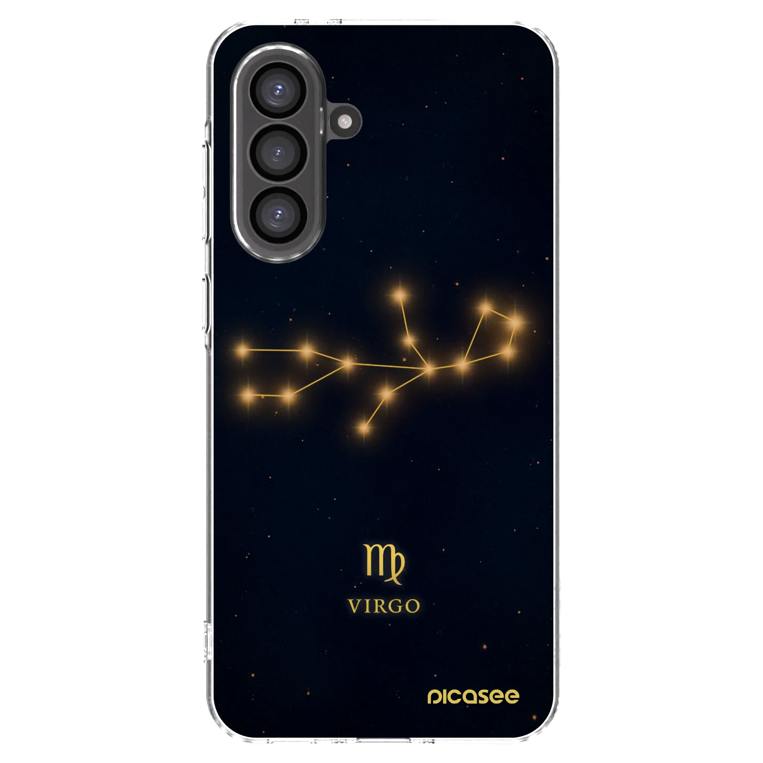 Picasee Samsung Galaxy A56 5G A566B Hülle - Transparentes Silikon - VIRGO
