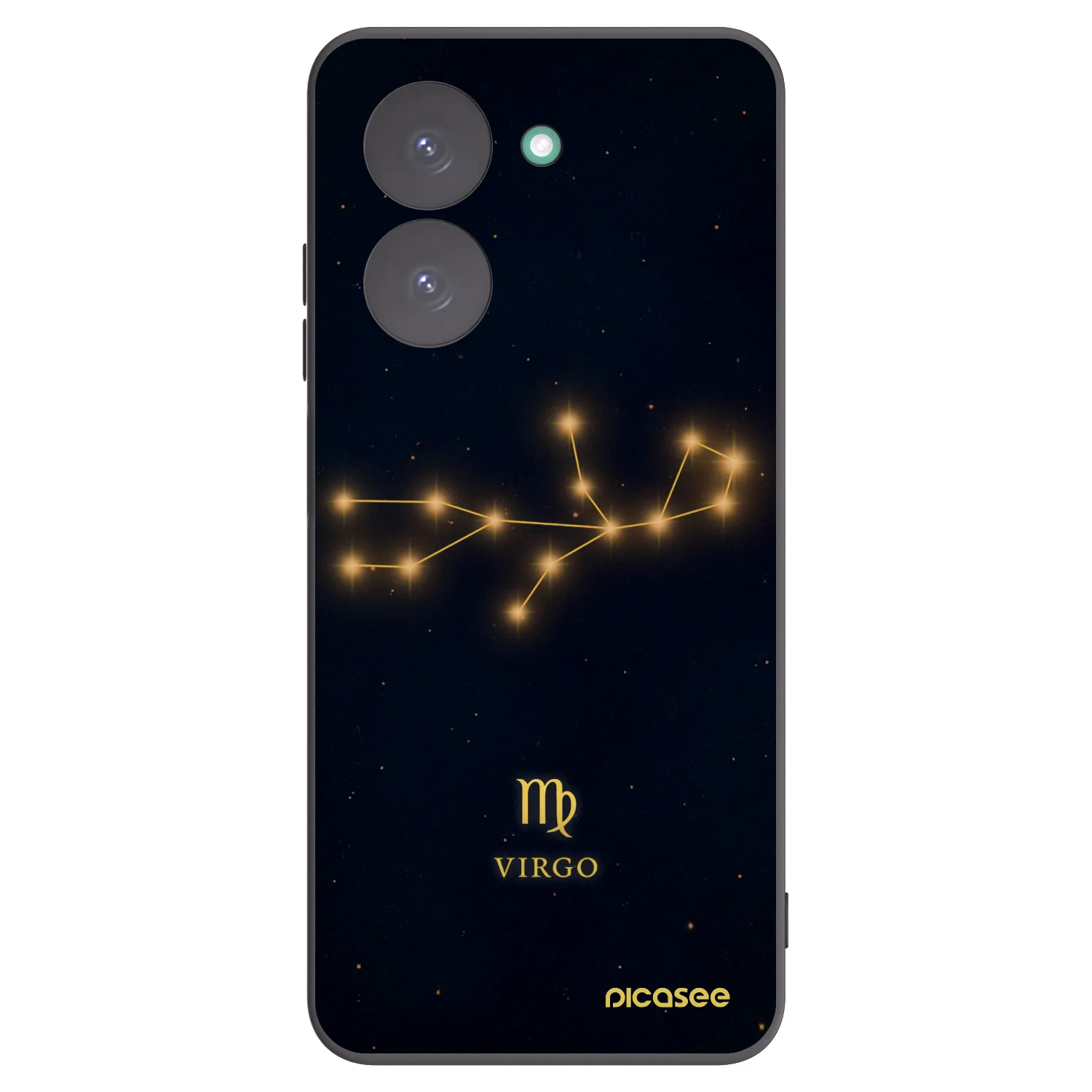 Picasee Xiaomi Redmi A5 Hülle - Schwarzes Silikon - VIRGO