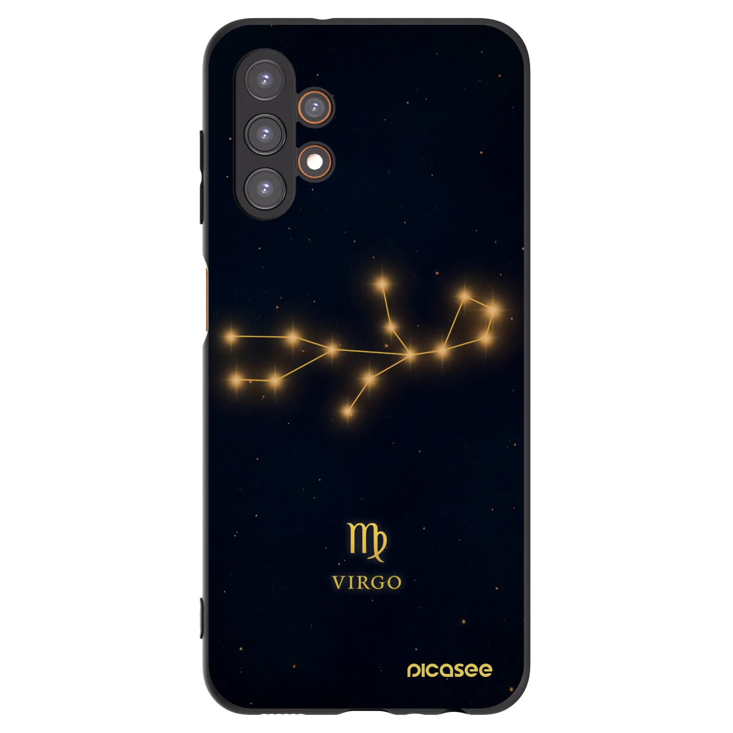 Picasee Samsung Galaxy A13 5G Hülle - Schwarzes Silikon - VIRGO