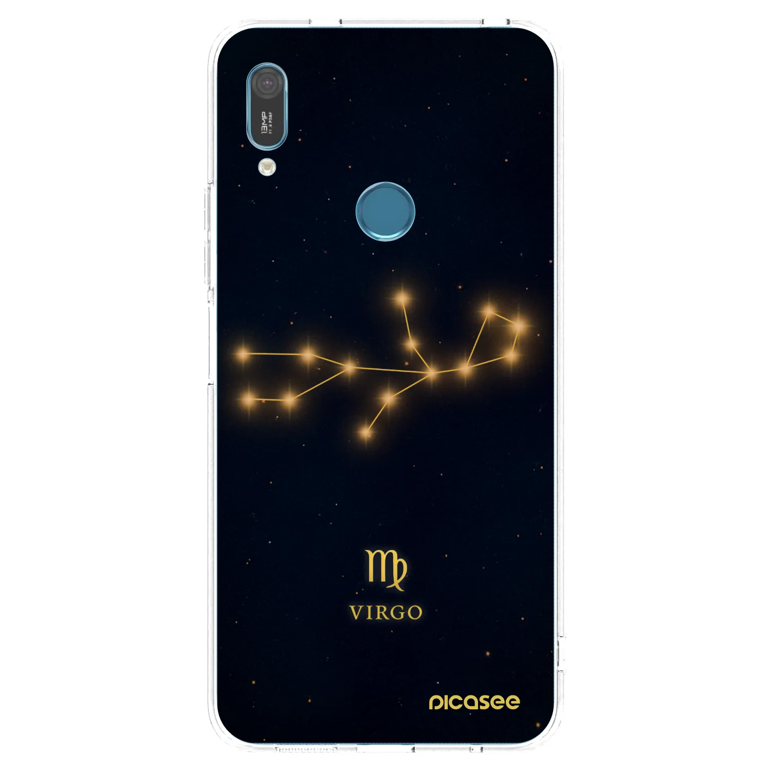 Picasee Huawei Y6 2019 Hülle - Transparentes Silikon - VIRGO