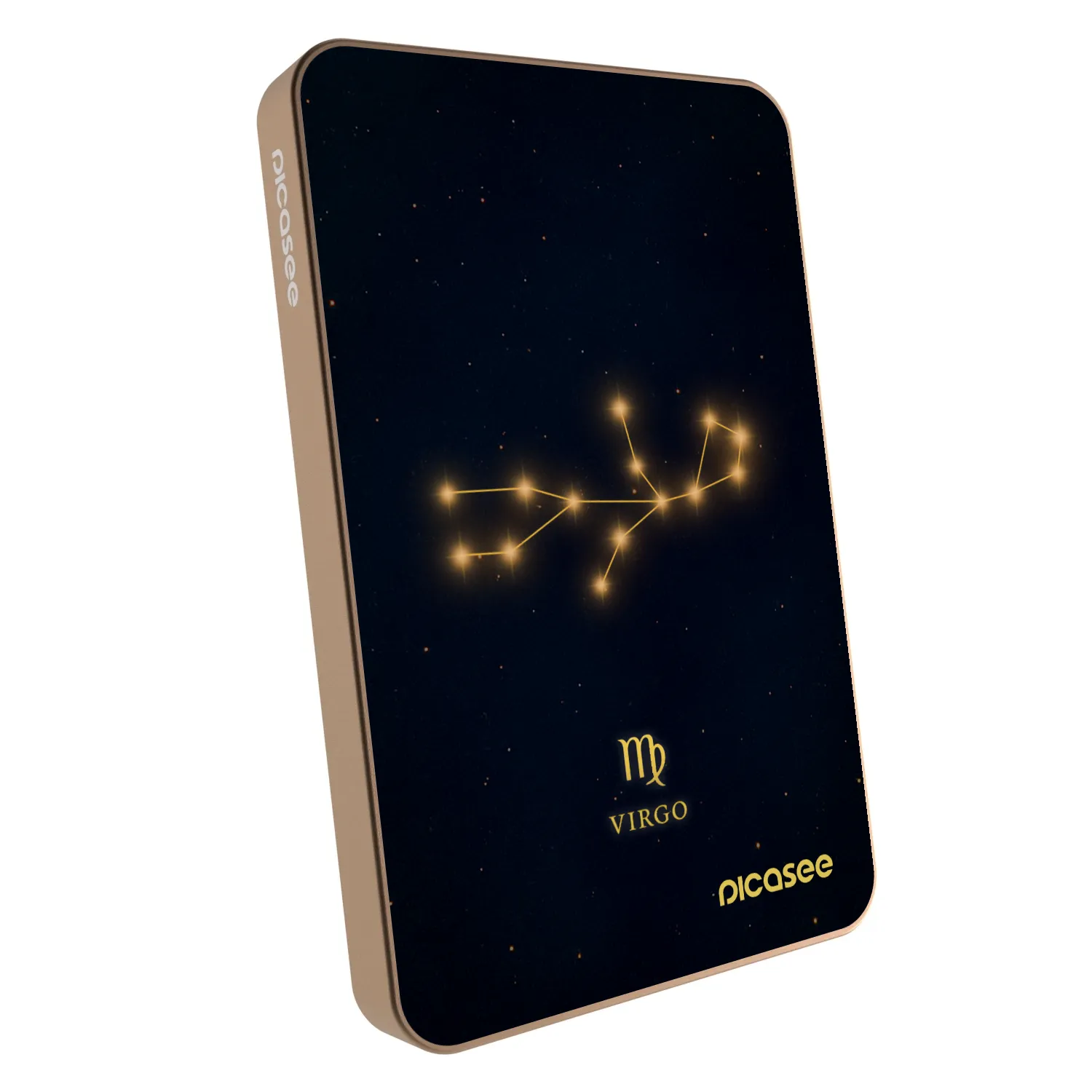 Picasee Powerbank mit MagSafe 5 000 mAh Golden - VIRGO