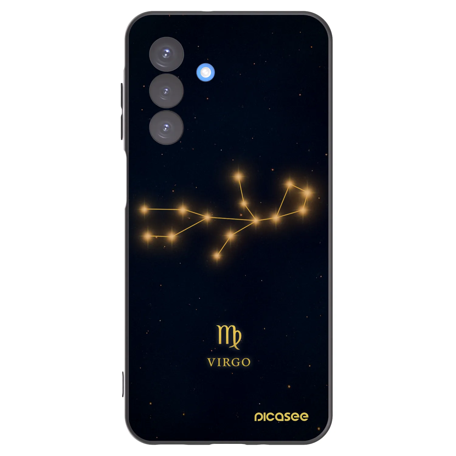 Picasee Samsung Galaxy A17 5G Hülle - Schwarzes Silikon - VIRGO