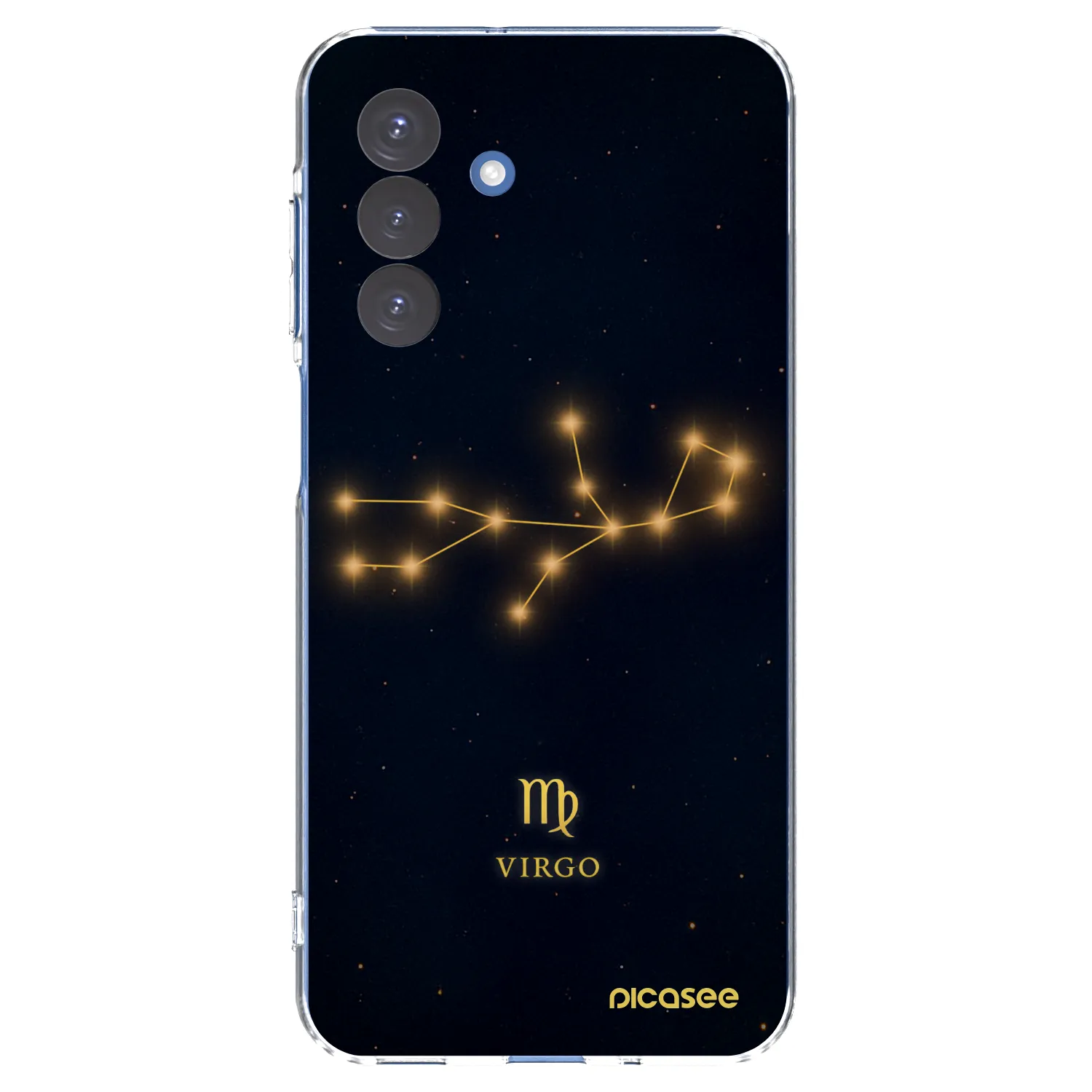 Picasee Samsung Galaxy A17 5G Hülle - Transparentes Silikon - VIRGO