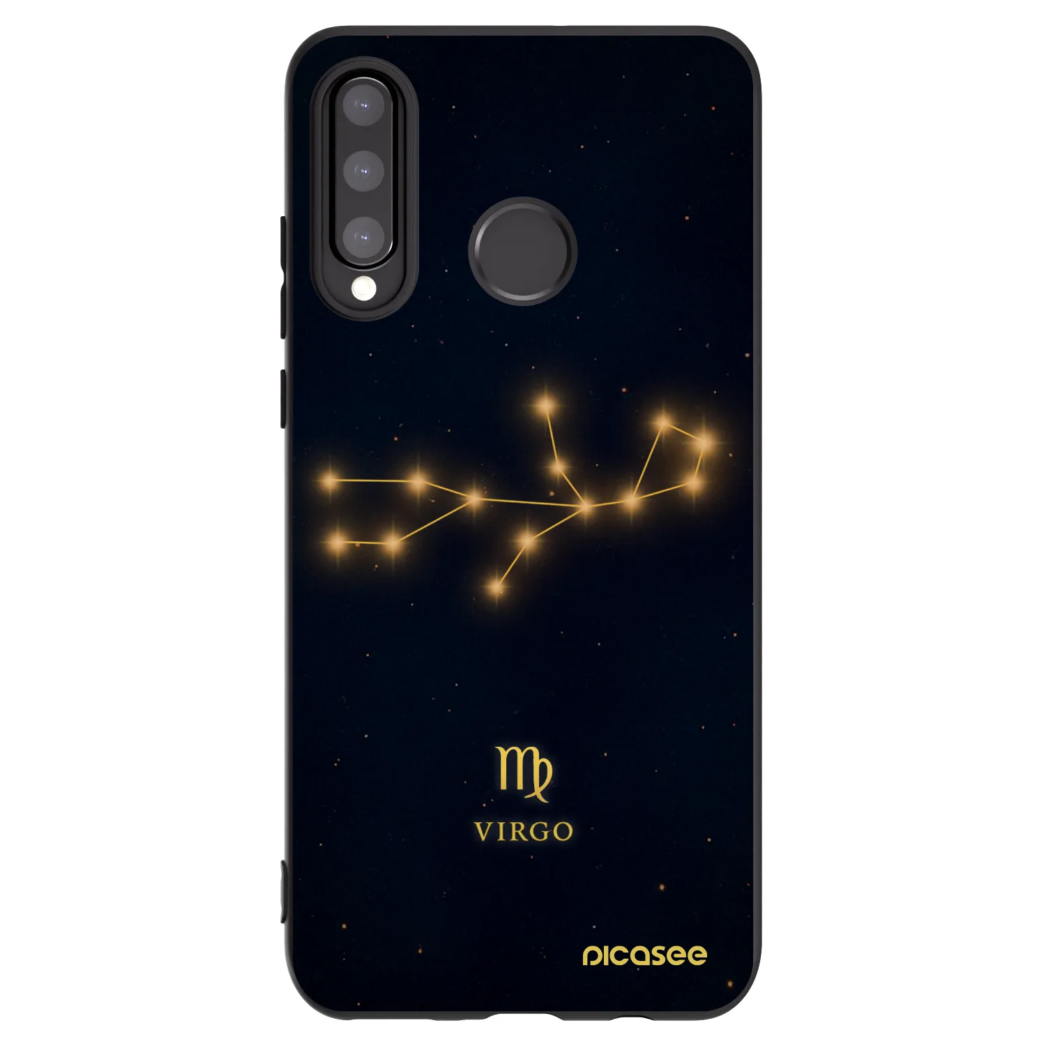 Picasee Huawei P30 Lite Hülle - Schwarzes Silikon - VIRGO