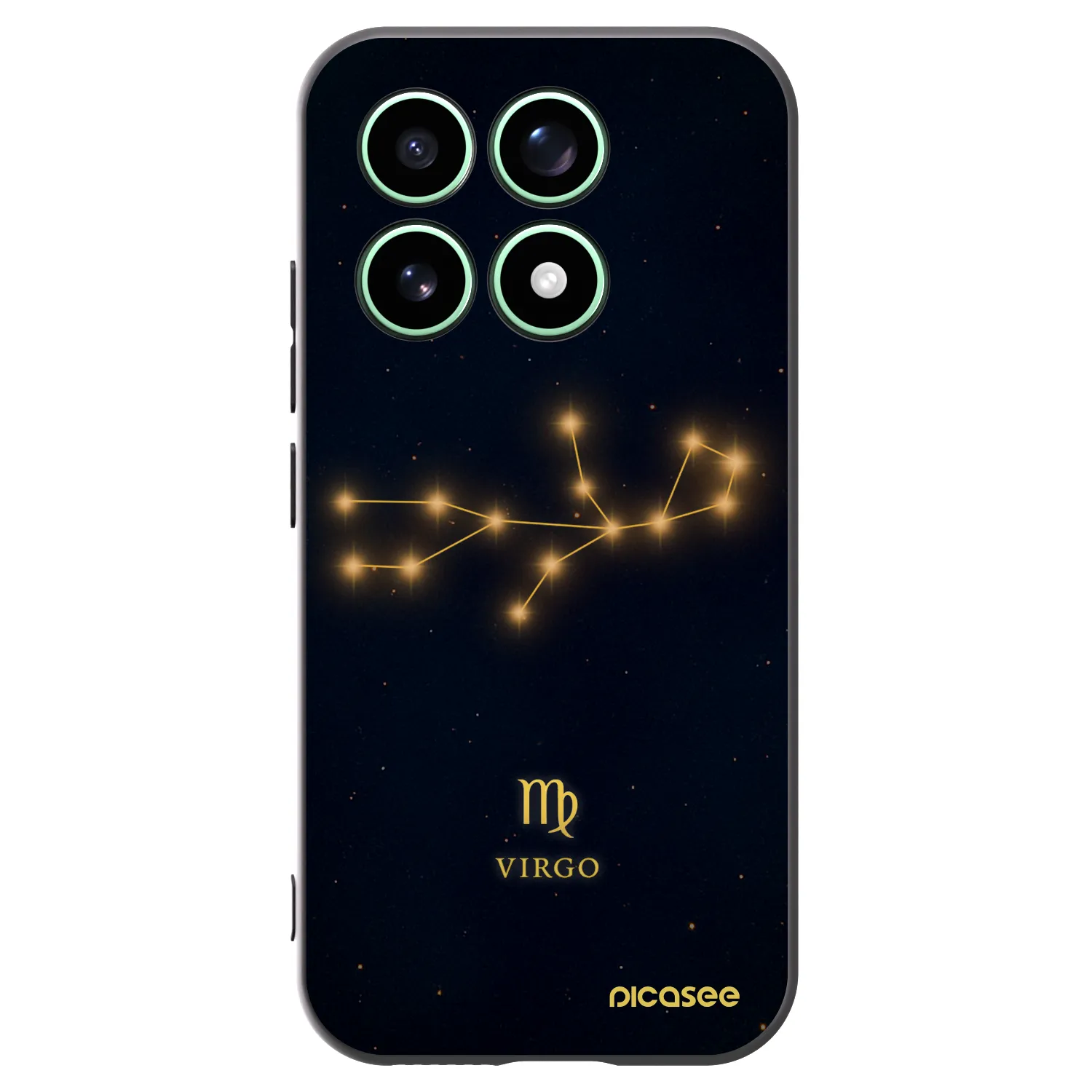Picasee Xiaomi 17 Hülle - Schwarzes Silikon - VIRGO