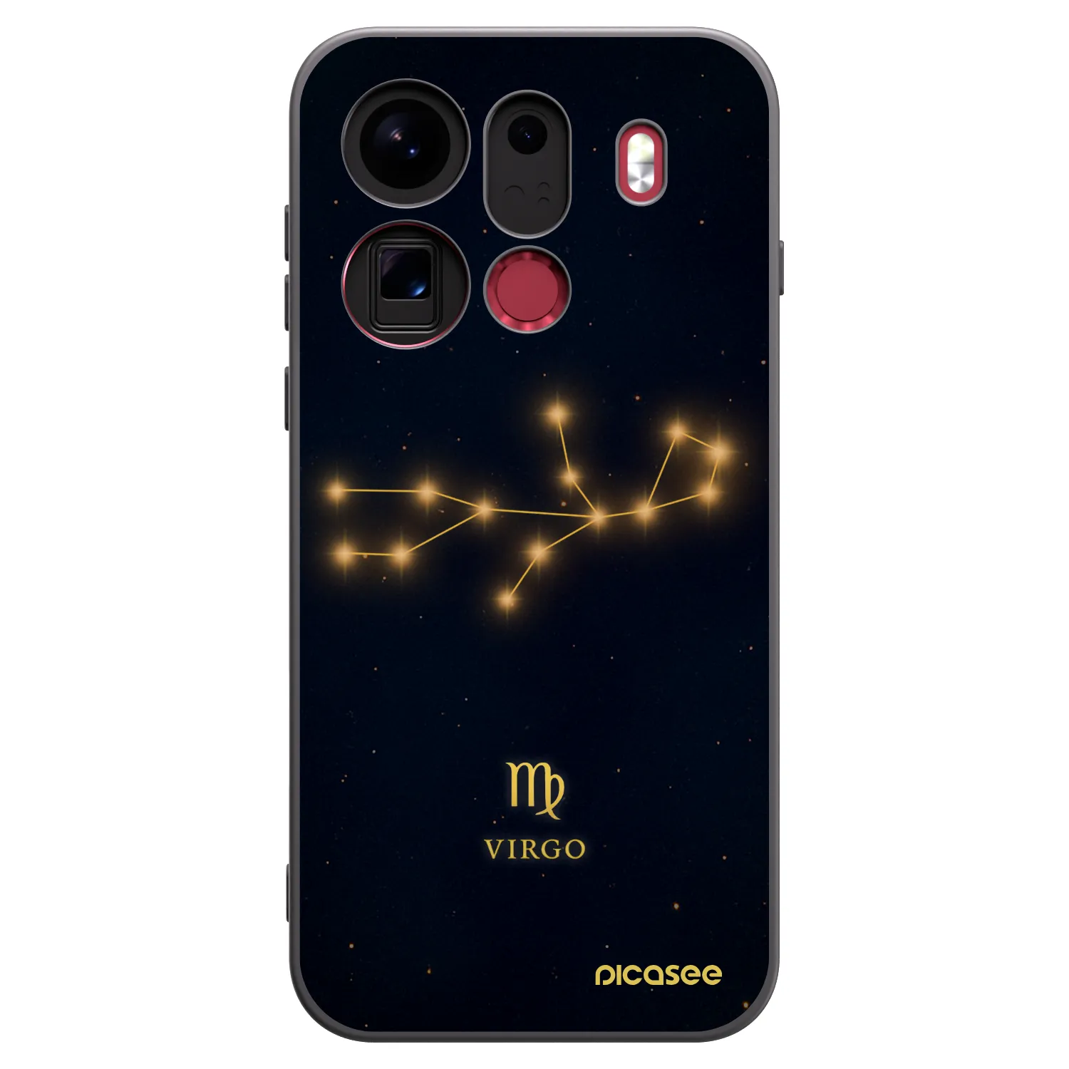 Picasee OPPO Find X9 Pro Hülle - Schwarzes Silikon - VIRGO