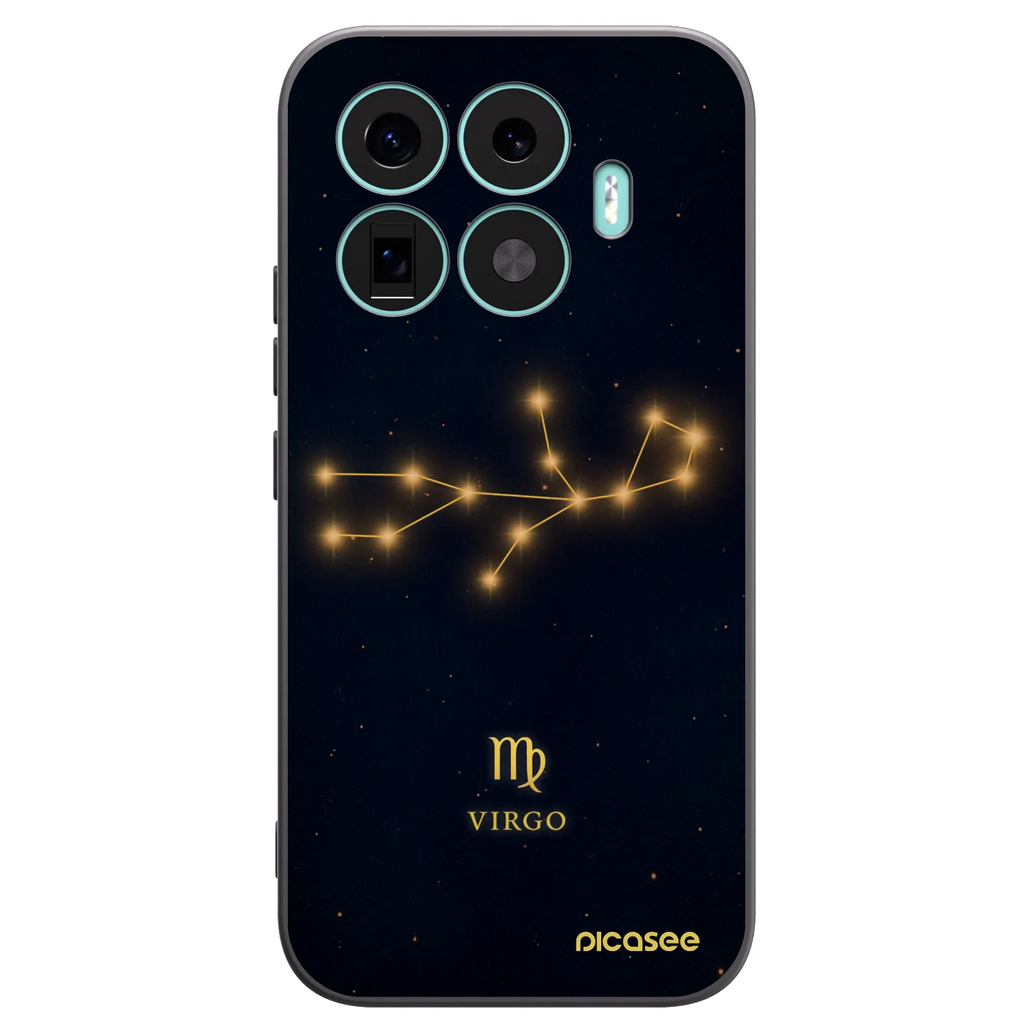 Picasee Xiaomi 17T Hülle - Schwarzes Silikon - VIRGO