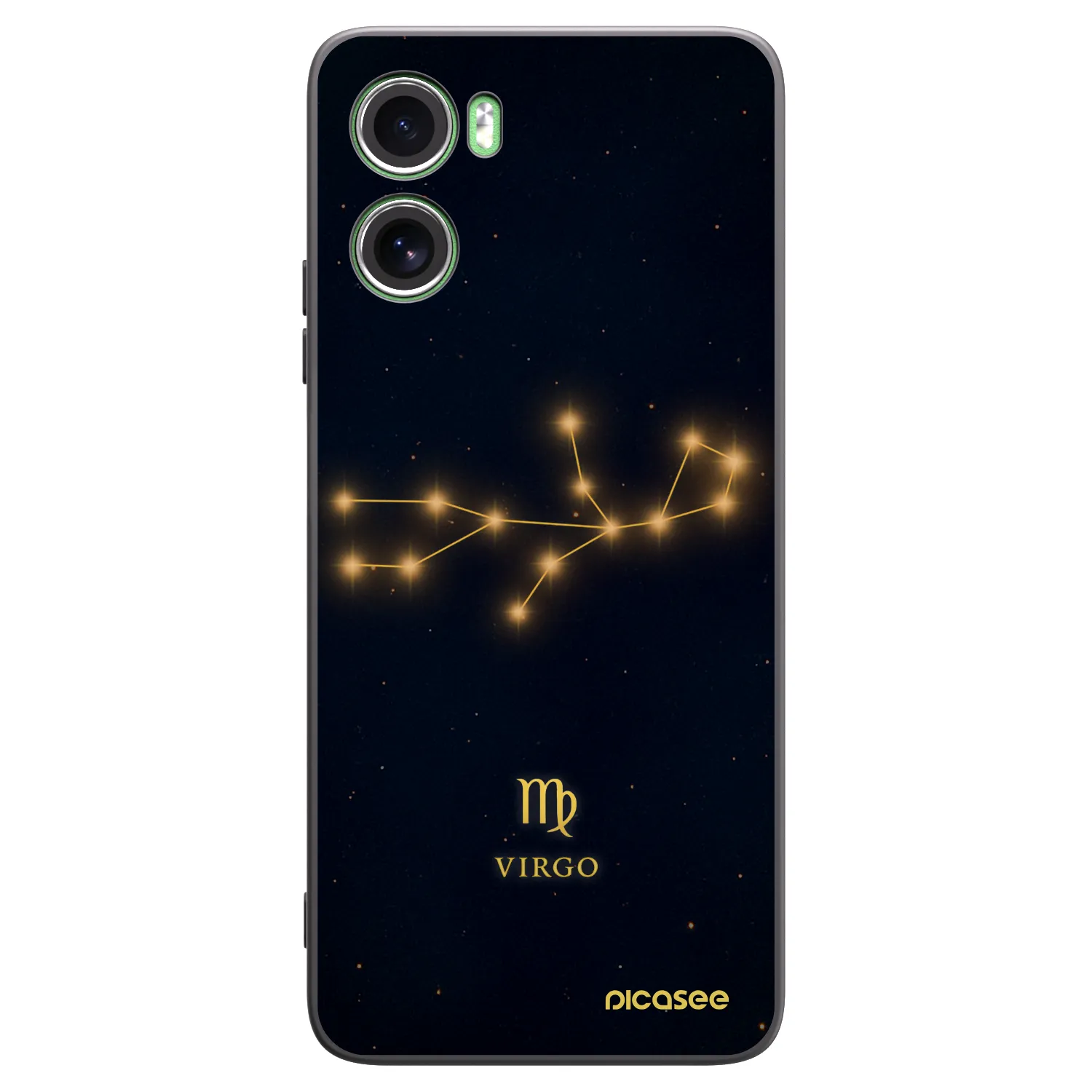 Picasee Motorola Moto G06 Hülle - Schwarzes Silikon - VIRGO