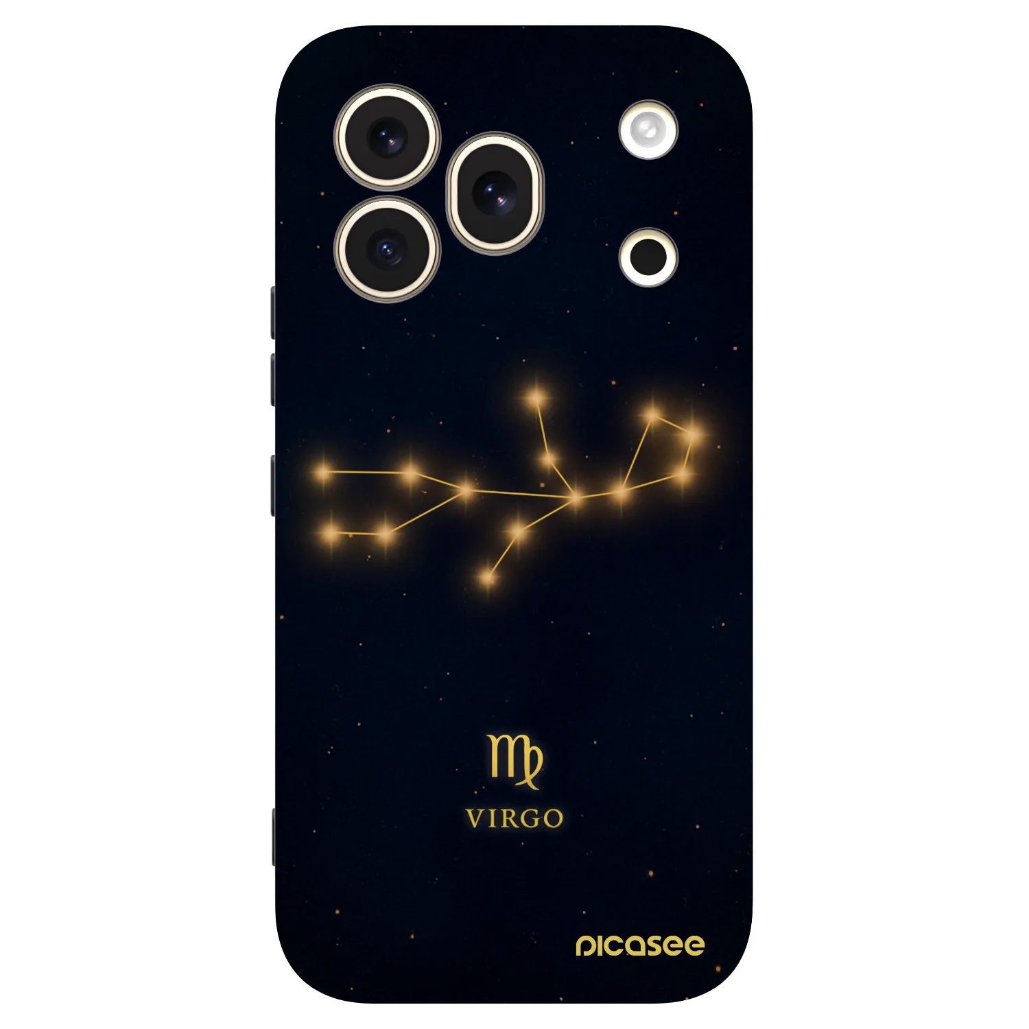 Picasee Honor 600 Pro Hülle - Schwarzes Silikon - VIRGO