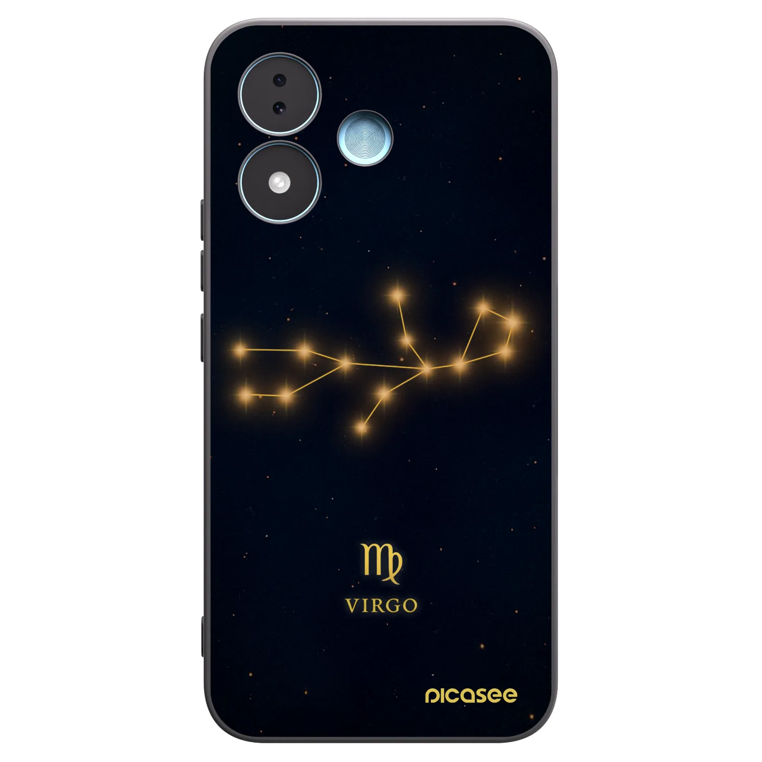 Picasee Xiaomi Redmi Note 17 5G Hülle - Schwarzes Silikon - VIRGO