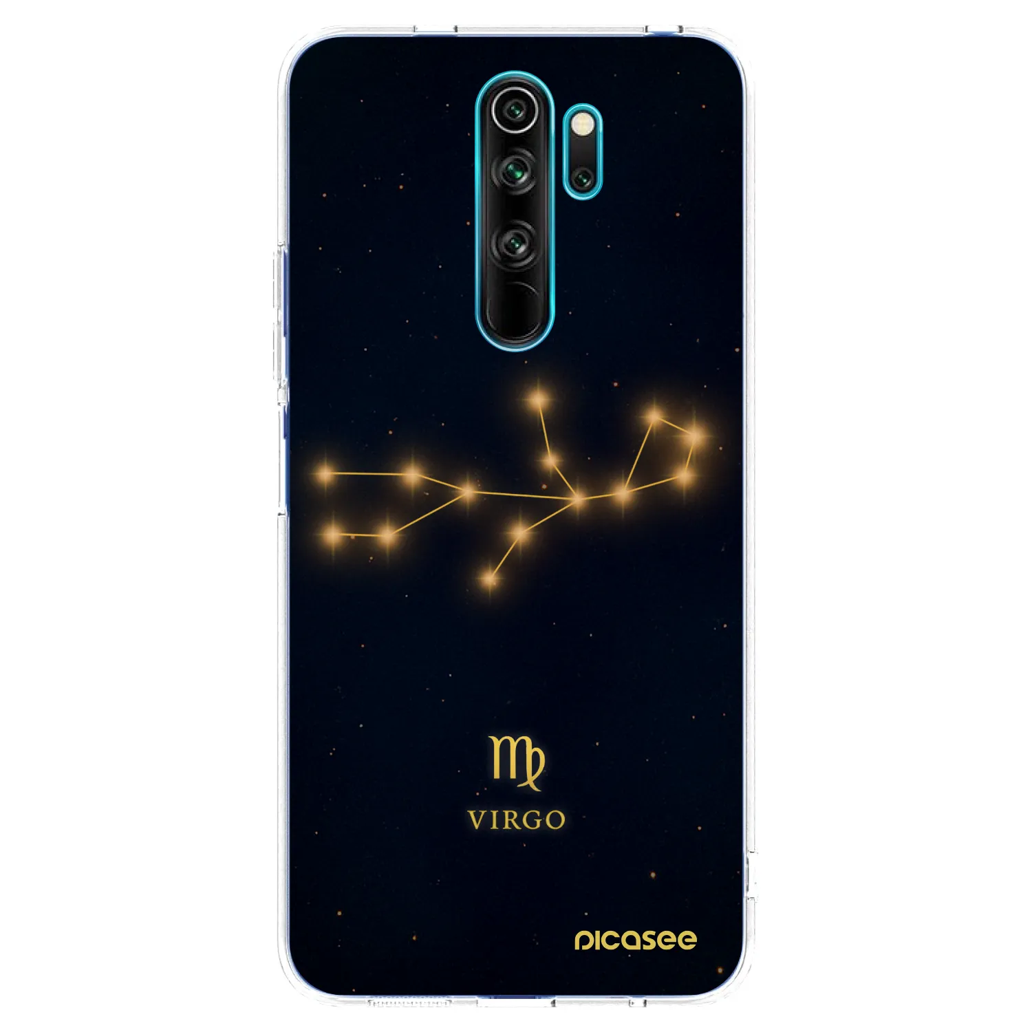 Picasee Xiaomi Redmi Note 8 Pro Hülle - Transparentes Silikon - VIRGO
