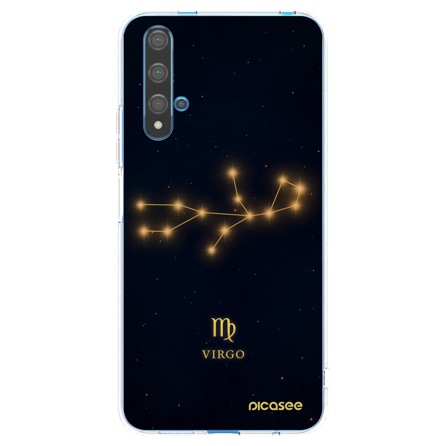 Picasee Huawei Nova 5T Hülle - Transparentes Silikon - VIRGO