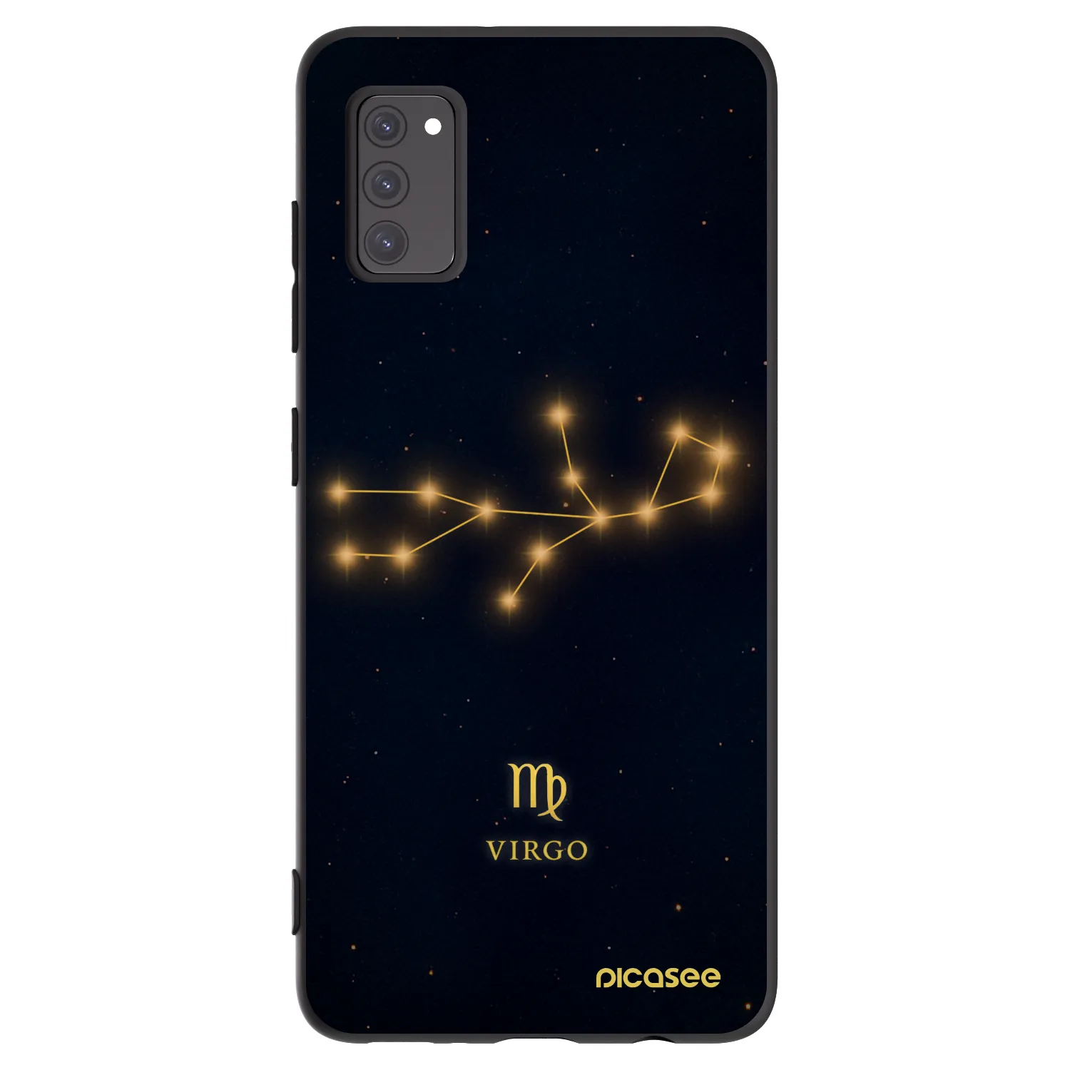 Picasee Samsung Galaxy A41 A415F Hülle - Schwarzes Silikon - VIRGO