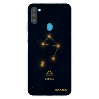 Picasee Samsung Galaxy M11 Hülle - Transparentes Silikon - LIBRA