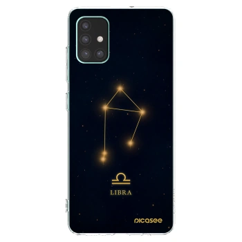 Picasee Samsung Galaxy M51 M515F Hülle - Transparentes Silikon - LIBRA