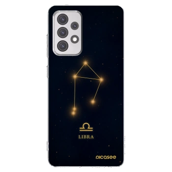 Picasee Samsung Galaxy A52 5G A525F Hülle - Transparentes Silikon - LIBRA