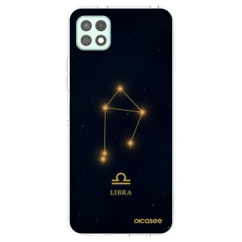 Picasee Samsung Galaxy A22 A226B 5G Hülle - Transparentes Silikon - LIBRA