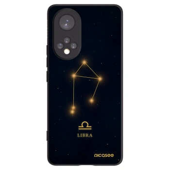 Picasee Honor 50 5G Hülle - Schwarzes Silikon - LIBRA