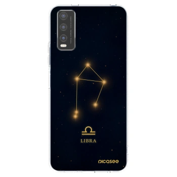 Picasee Vivo Y20s Hülle - Transparentes Silikon - LIBRA