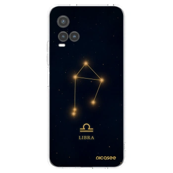 Picasee Vivo Y33s Hülle - Transparentes Silikon - LIBRA