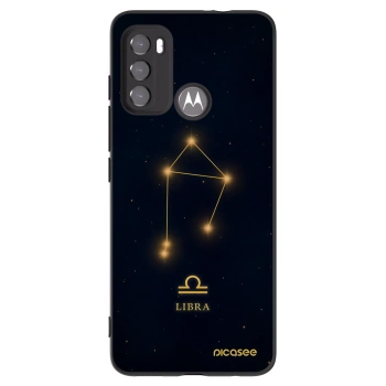 Picasee Motorola Moto G60 Hülle - Schwarzes Silikon - LIBRA