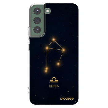 Picasee Samsung Galaxy S22+ 5G Hülle - Transparentes Silikon - LIBRA