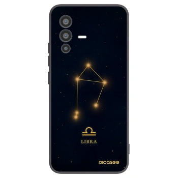 Picasee Vivo V23 5G Hülle - Schwarzes Silikon - LIBRA