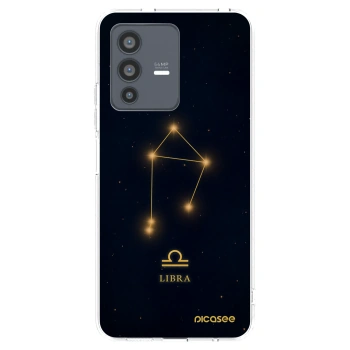 Picasee Vivo V23 5G Hülle - Transparentes Silikon - LIBRA