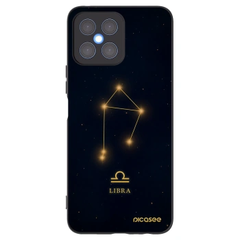 Picasee Honor X8 4G Hülle - Schwarzes Silikon - LIBRA