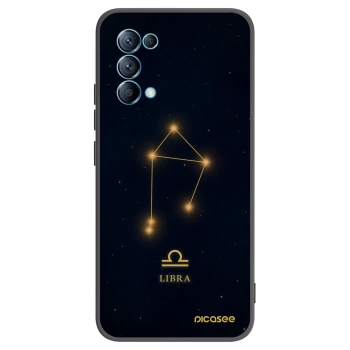Picasee OPPO A16s Hülle - Schwarzes Silikon - LIBRA