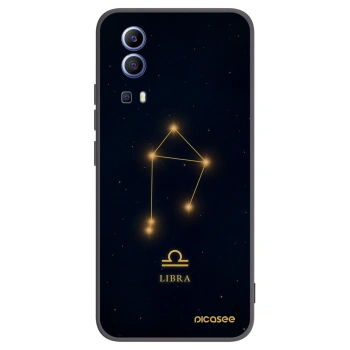 Picasee Vivo Y52 5G Hülle - Schwarzes Silikon - LIBRA