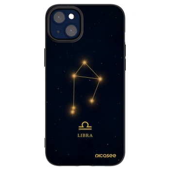 Picasee Apple iPhone 14 Plus Hülle - Schwarzes Silikon - LIBRA