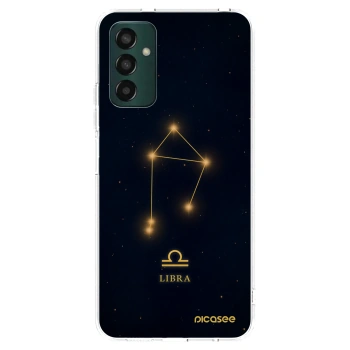 Picasee Samsung Galaxy M13 M135F Hülle - Transparentes Silikon - LIBRA