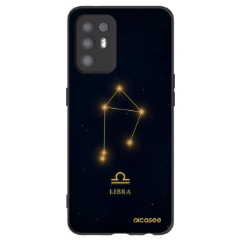 Picasee OPPO A94 5G Hülle - Schwarzes Silikon - LIBRA