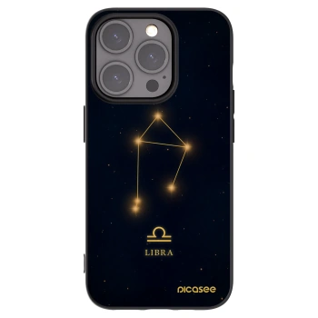 Picasee Apple iPhone 15 Pro Hülle - Schwarzes Silikon - LIBRA