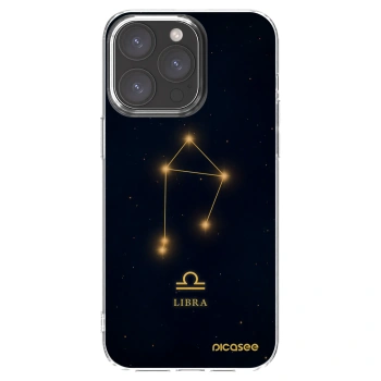 Picasee Apple iPhone 15 Pro Max Hülle - Transparentes Silikon - LIBRA