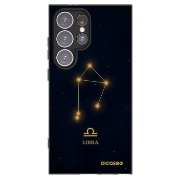 Picasee Samsung Galaxy S24 Ultra S928B 5G Hülle - Schwarzes Silikon - LIBRA