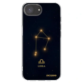 Picasee Apple iPhone 16e Hülle - Transparentes Silikon - LIBRA