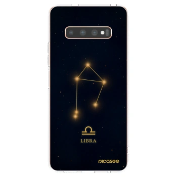 Picasee Samsung Galaxy S10 Plus G975 Hülle - Transparentes Silikon - LIBRA