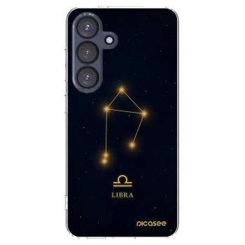 Picasee Samsung Galaxy S25 5G Hülle - Transparentes Silikon - LIBRA