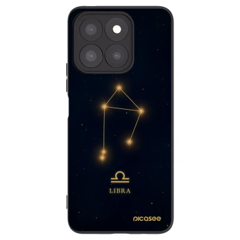 Picasee Honor X8c Hülle - Schwarzes Silikon - LIBRA
