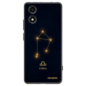 Picasee Motorola Moto E14 Hülle - Schwarzes Silikon - LIBRA