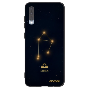 Picasee Samsung Galaxy A70 A705F Hülle - Schwarzes Silikon - LIBRA