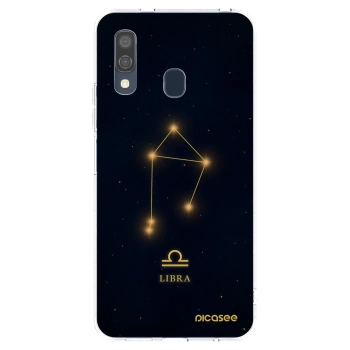 Picasee Samsung Galaxy A40 A405F Hülle - Transparentes Silikon - LIBRA