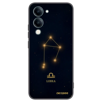 Picasee Vivo Y29s 5G Hülle - Schwarzes Silikon - LIBRA
