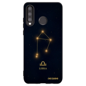 Picasee Huawei P30 Lite Hülle - Schwarzes Silikon - LIBRA